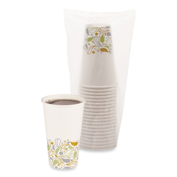 Boardwalk Deerfield Printed Paper Hot Cups, 16 oz, 1000PK - BWKDEER16HCUP