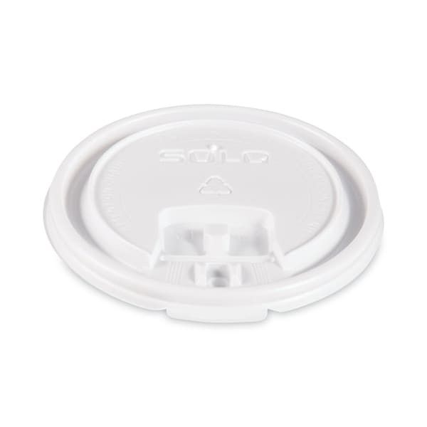 Solo Lid for 10 oz. Hot Cup, White, Pk1000 - LB3101