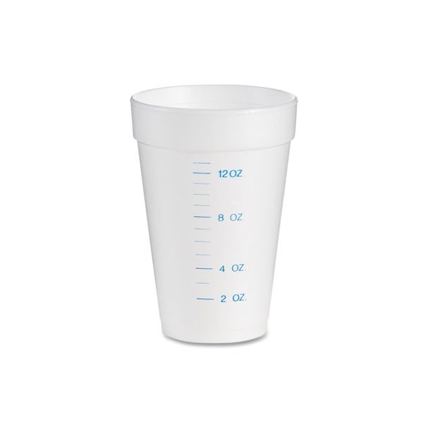 Dart Graduated Foam Cup, 16 Ounces, 1000PK - 16J16GRAD