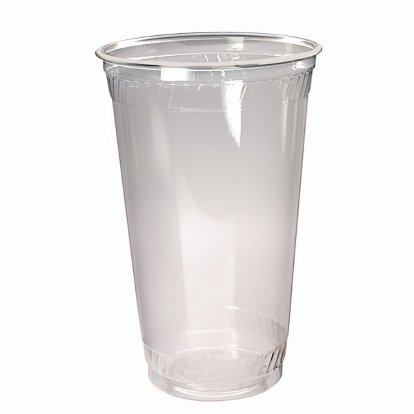 Fabri-Kal Kal-Clear PET Cold Drink Cups, 24 oz, Clear, 25/Sleeve, 24 Sleeves/Carton, 600PK - 9502074
