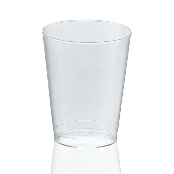 Smarty Had A Party 10 oz. Clear Round Plastic Cups (600 Cups), 600PK - 6954A-CASE