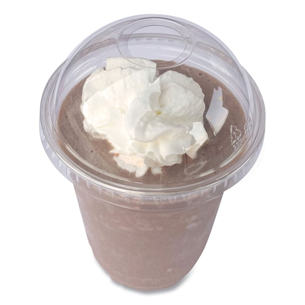 Boardwalk PET Cold Cup Dome Lids, Fits 9 oz to 10 oz PET Cups, Clear, 1000PK - BWKPET910DOME
