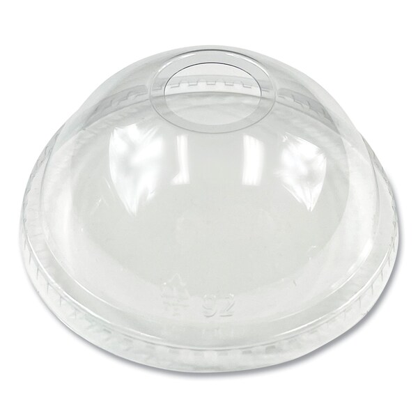 Boardwalk PET Cold Cup Dome Lids, Fits 9 oz to 10 oz PET Cups, Clear, 1000PK - BWKPET910DOME