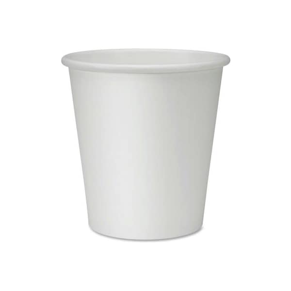 Sp Richards Genuine Joe Hot Cups, Single, 10 oz., 1000/CT, White - GJO19046CT - GJO19046CT