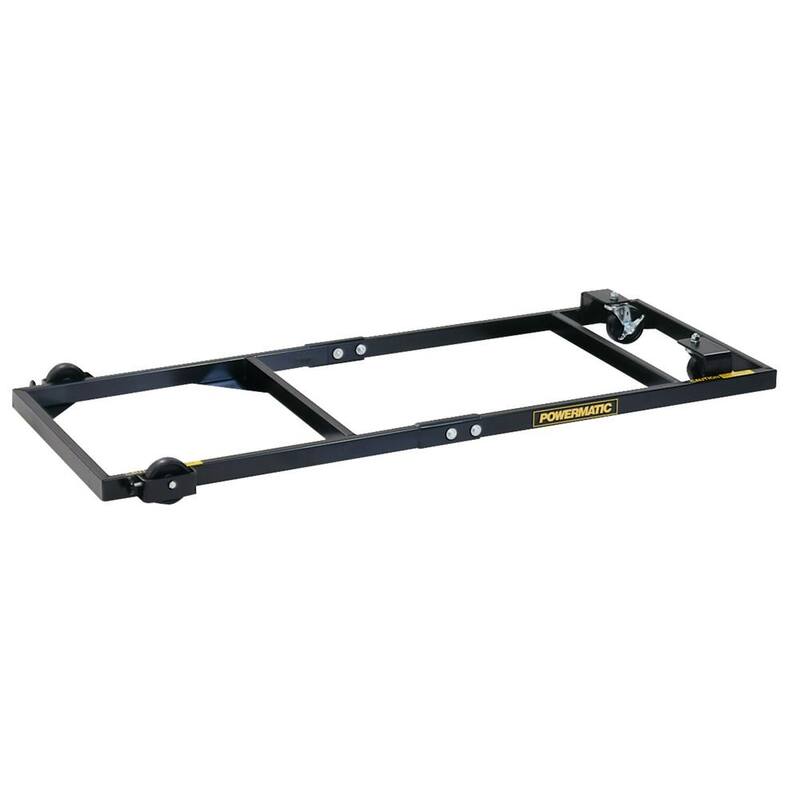 Base móvil Powermatic para sierra de mesa 66 con rieles de 50 pulgadas y mesa de extensión - 2042335