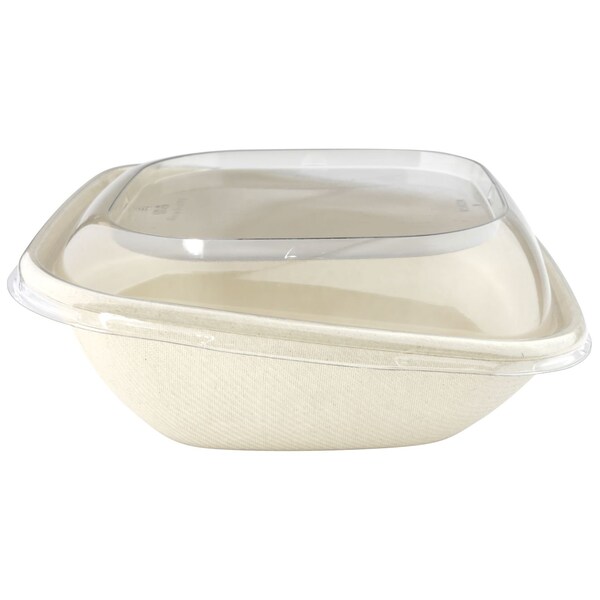 Abena Lids, To-Go Containers, Fits Abena Eco Product No 133226, Clear - 133227