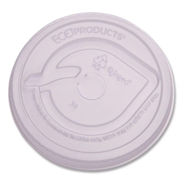 Eco-Products GreenStripe Renewable/Compost Cold Cup Flat Lids, for 9-24 oz, PK1000 PK - EP-FLCC
