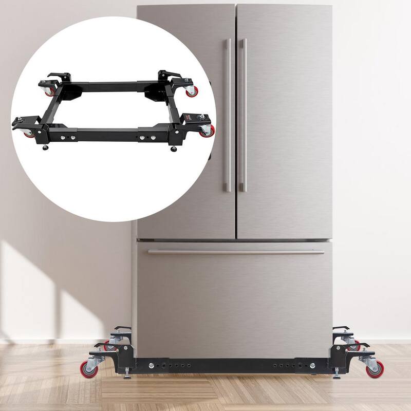 Base móvil de acero VEVOR 21 in. x 24 in. a 28 in. x 34 in. con 4 ruedas giratorias Soporte universal de servicio pesado 1500 lbs. de capacidad - YDDZ1500LBS2MQ7RQV0