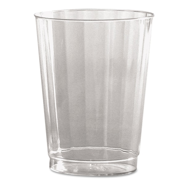 Wna Classic Crystal Plastic Tumblers, 10 oz., Clear, Fluted, Tall, PK240 - WNA CC10240