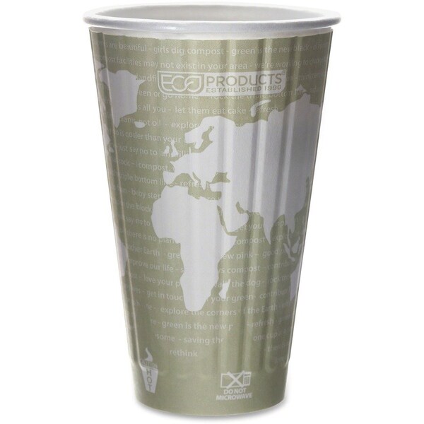 Eco-Products Cup, 16Oz Insulated, Lgn 600PK - ECOEPBNHC16WD