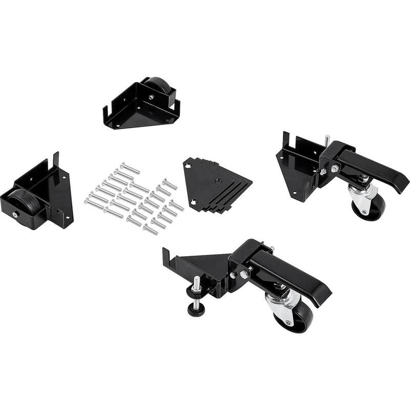 Base móvil VEVOR, Capacidad de peso de 400 lbs., Ajustable de 9.5 x 9.5 pulgadas a Infinito, Soporte universal de base móvil resistente - JJYDDZ400LBSQQG4FV0