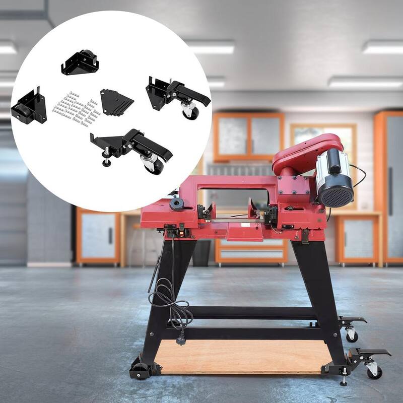 Base móvil VEVOR, Capacidad de peso de 400 lbs., Ajustable de 9.5 x 9.5 pulgadas a Infinito, Soporte universal de base móvil resistente - JJYDDZ400LBSQQG4FV0