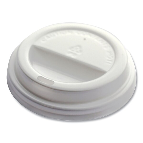 Emerald Universal Sip Through Plastic Hot Cup Lid, Fits All Sizes, White, PK1000, 1000PK - PME01034