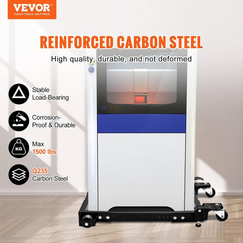 Base Móvil VEVOR, Capacidad de 1500 lbs., Ajustable de 18 x 24 pulgadas a 26.5 x 31.5 pulgadas. Soporte de Base Móvil Universal Resistente - JJYDDZ1500LBNTWJXV0