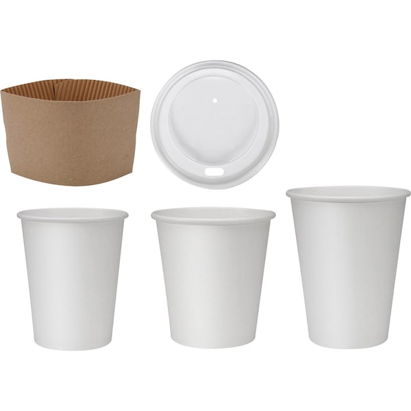 Genuine Joe Eco-Friendly Paper Cups, 12 Fl Oz, PK1000 - GJO10215CT