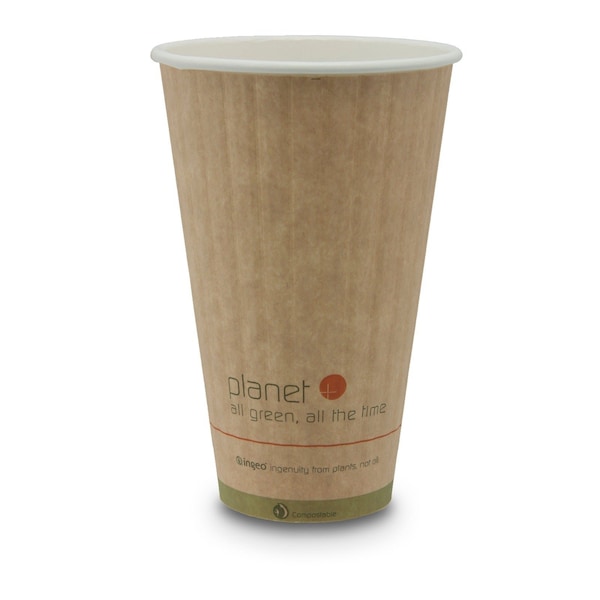Planet+ 20oz Double-wall Hot Cup, 600PK - PLC-20-DW