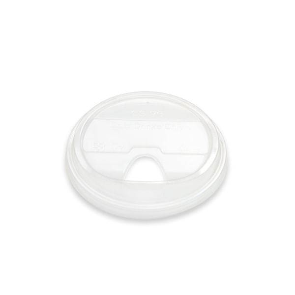 Planet+ PLA Clear Strawless Sip Lid fits 9-24oz PLA Cup, 1000PK - PLA-SPL