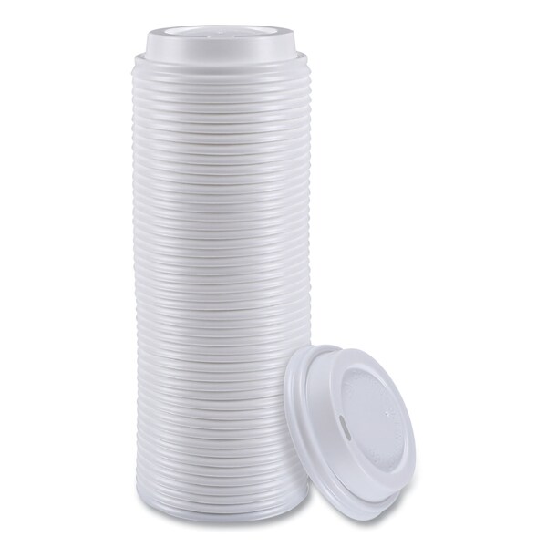 Boardwalk Hot Cup Lids, Fits 8 oz Hot Cups, White, PK1000 - HOTWH8