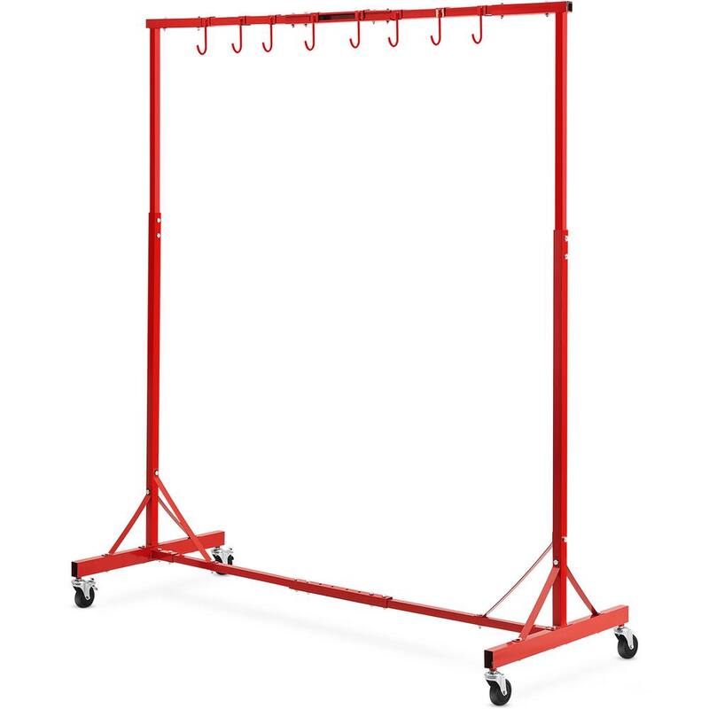 Rack para pintura VEVOR, Altura Ajustable de 1500-2000 mm, Capacidad de 66 lbs. Soporte para pintura automotriz, 8 ganchos en el rack de pintura - PQJHS0000000UN1T6V0