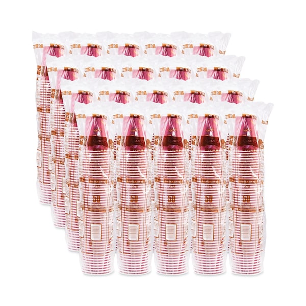 Dart Solo Bistro Design Hot Drink Cups, Paper, 8oz, Maroon, PK1000 PK - 378SI-0041