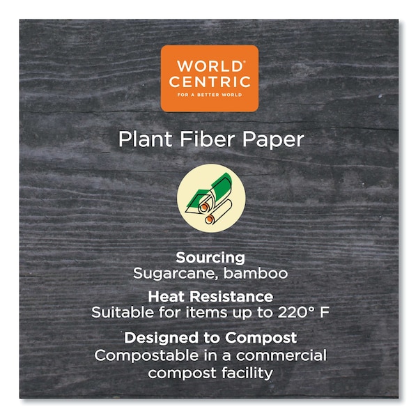 World Centric NoTree Paper Hot Cups, 6 oz, Natural, PK1000 - CUSU6