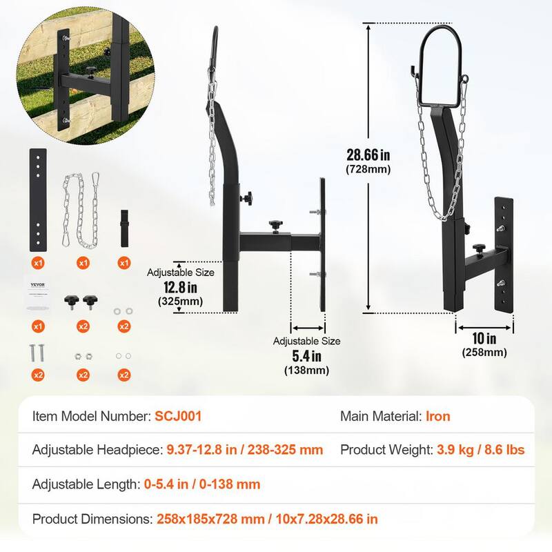 Soporte estacionario para cabras y ovejas VEVOR 9.37 a 12.8 pulgadas soldador negro ajustable 28.74 x 10.24 pulgadas soporte para esmeriladora de altura - SCXJJHSWTMFFW86ZUV0