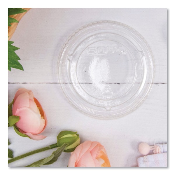 Dart Lids for Solo Ultra Clear Cups, F, PK1000 - DCC 662TP