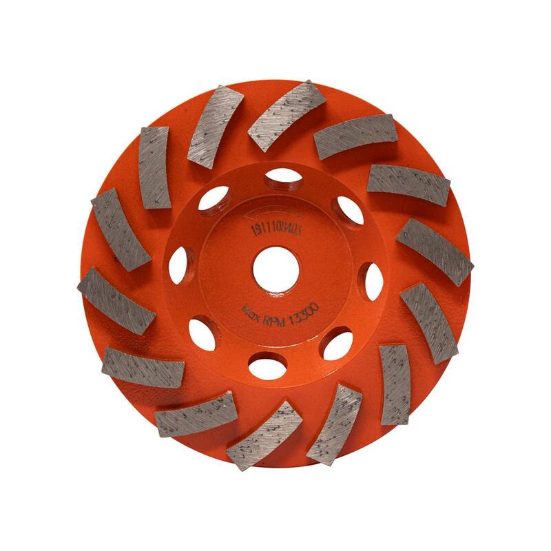 Rueda de copa turbo de 4.5 pulgadas RIDGID - HD-TAW45P1