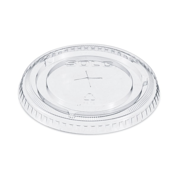 Dart Straw-Slot Cold Cup Lids, 9oz-20oz Cups, Clear, PK100 - 662TS