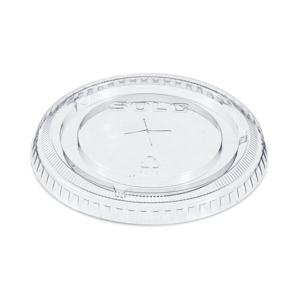 Dart Straw-Slot Cold Cup Lids, 9oz-20oz Cups, Clear, PK100 - 662TS