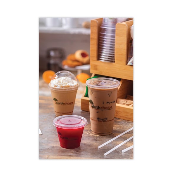 Pactiv Evergreen EarthChoice Compostable Cold Cup, 24 oz, Clear/Printed, PK580, 580PK - YPLA24CEC