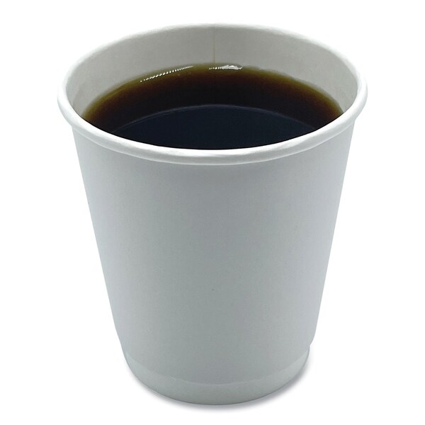 Boardwalk Paper Hot Cups, Double-Walled, 10 oz, White, 500PK - BWKDW10HCUP