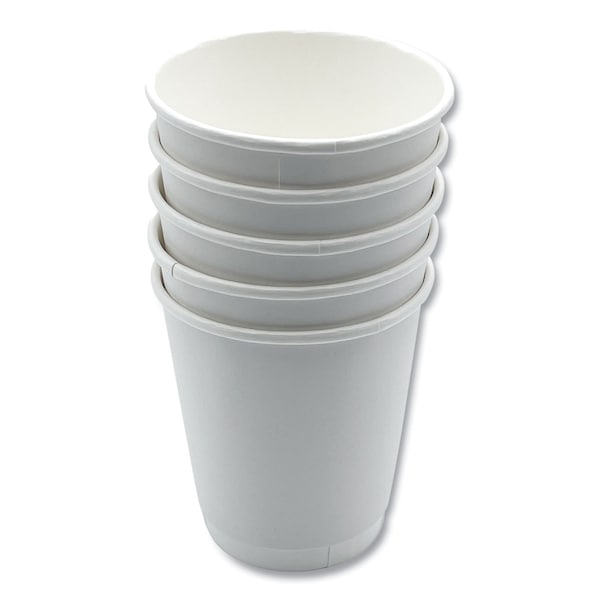 Boardwalk Paper Hot Cups, Double-Walled, 10 oz, White, 500PK - BWKDW10HCUP