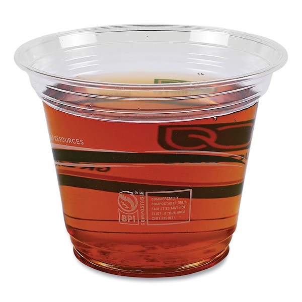 Eco-Products GreenStripe Renewable and Compostable Cold Cups - 9 oz, PK1000 PK - EP-CC9S-GS