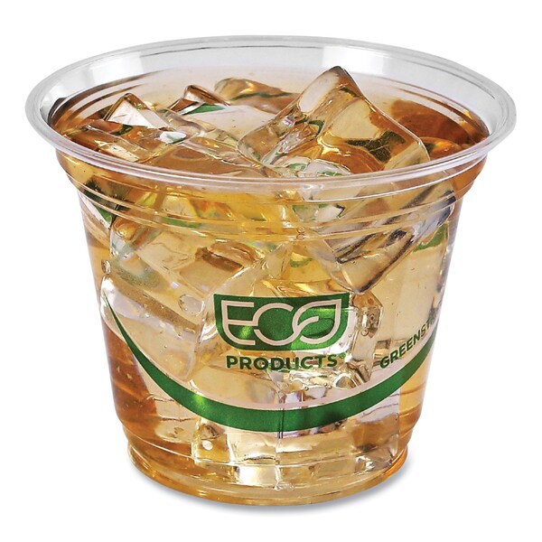 Eco-Products GreenStripe Renewable and Compostable Cold Cups - 9 oz, PK1000 PK - EP-CC9S-GS