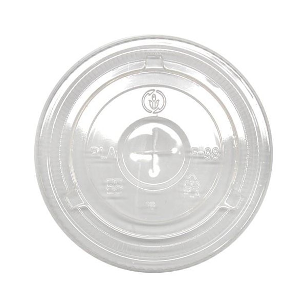 Karat Earth 12-24 oz PLA Cup Flat Lids, PK1000 - KE-KC626TS