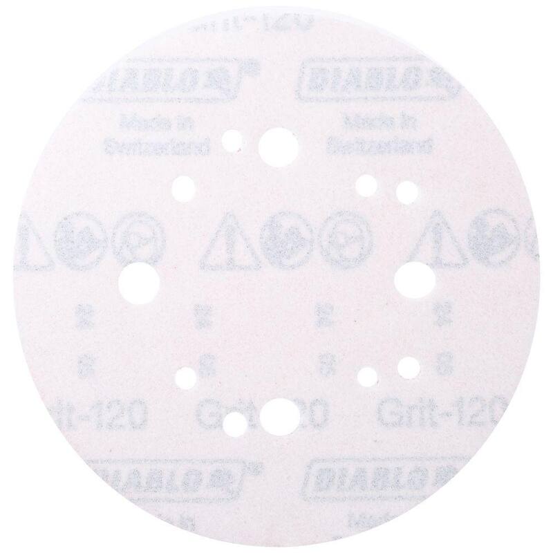 DIABLO 5 pulgadas 120 Granos Disco de Lijado ROS Hook and Lock - DCD050120H50G