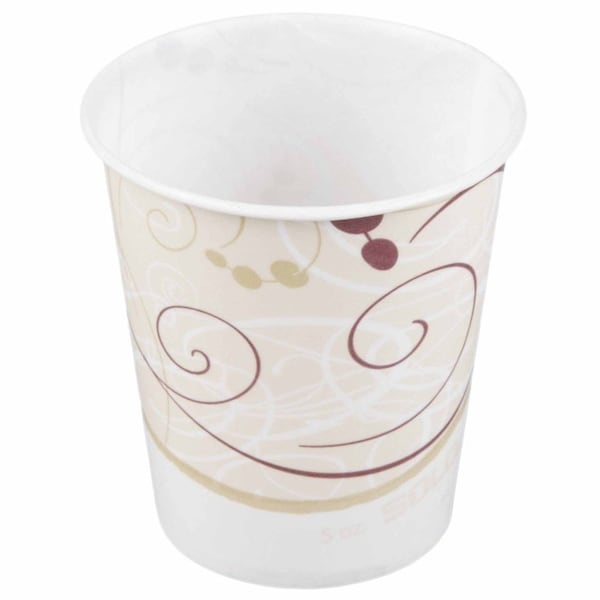 Solo Drinking Cup 5 oz. Symphony Print Wax Coated Paper Disposable, 3000PK - R53-J8000