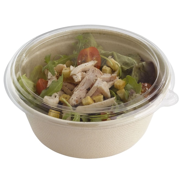 Abena Lids, To-Go Containers, Fits Abena Eco Products No 133222, Clear, RPET - 133223
