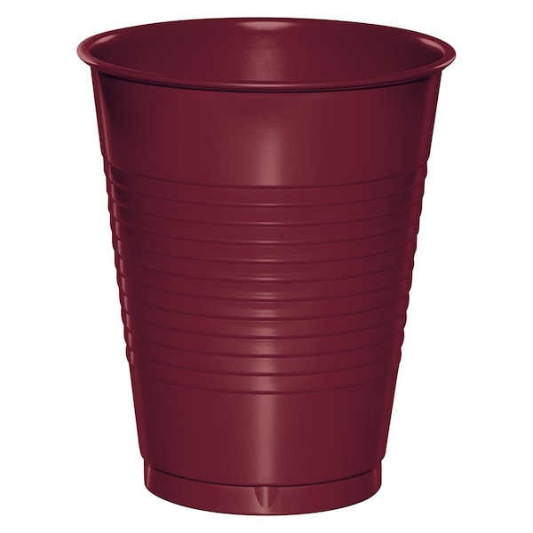 Touch Of Color Burgundy Red Plastic Cups, 16oz, 240PK - 28312281