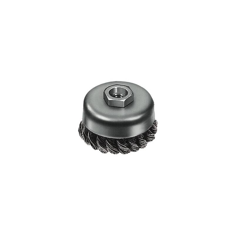 Cepillo de Copa de Alambre Trenzado de Acero al Carbono de 3 pulgadas Milwaukee - 48-52-5040
