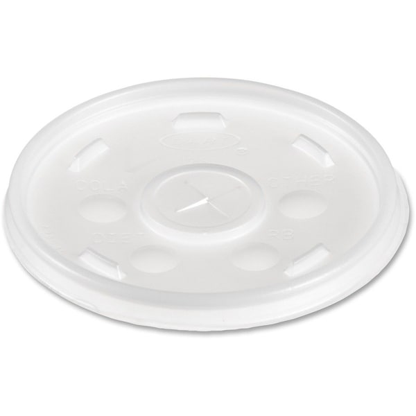 Dart Container Lid, Slotted, Trnslcent, Sm 1000PK - DCC12SL