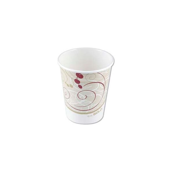 Lagasse SOLO¬Æ Paper Hot Cups, Polylined, 10 oz., Symphony Design, 1000 ct - SCC 370SMSYM