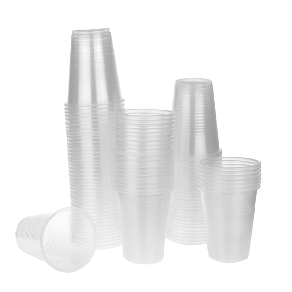 Dealmed Disposable Clear Plastic Cups, 7 Oz, 100 Ct, 25/Cs, 2500PK - 781037