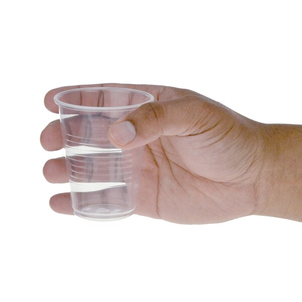 Dealmed Disposable Clear Plastic Cups, 5 Oz, 100 Ct, 25/Cs, 2500PK - 781035