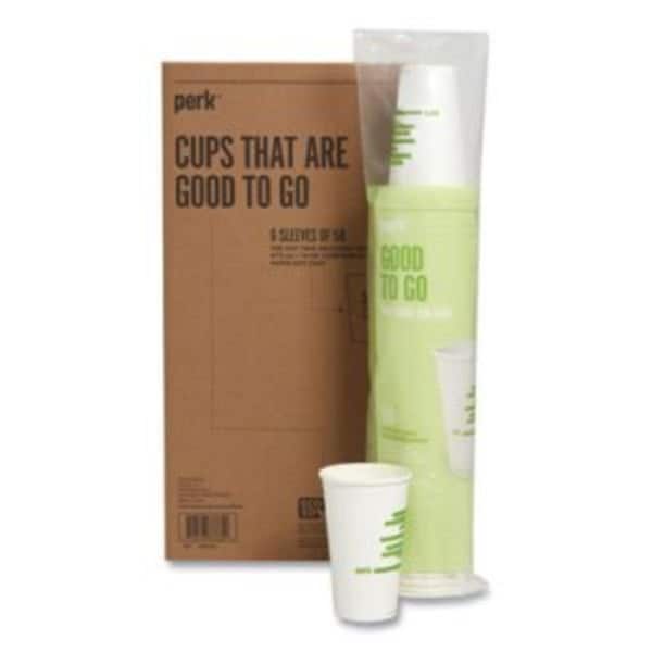 Perk 16 oz Paper Hot Cups, Multi Color, 300PK - PRK24394126