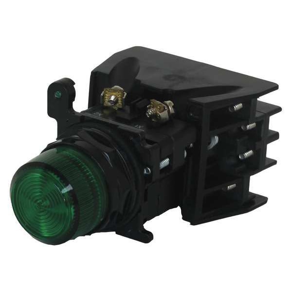 Luz piloto Eaton Cutler-Hammer, LED, 120VCA, verde - 10250T197HLGP2A