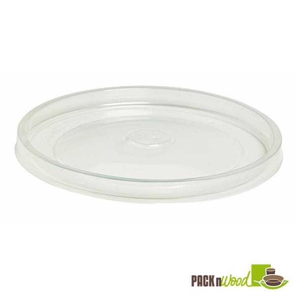 Packnwood 5.9 in. Clear PP Lid for Hot Food - 210SOUPLPP157