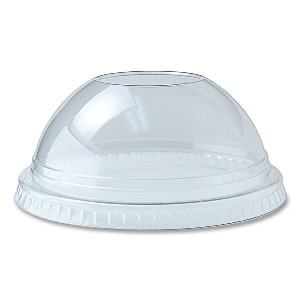 Fabri-Kal Kal-Clear/Nexclear Drink Cup Lids, Dome Lid with 1 in. Hole, Fits 12 to 20 oz Cold Cups, Clear, 1000PK - 9508057