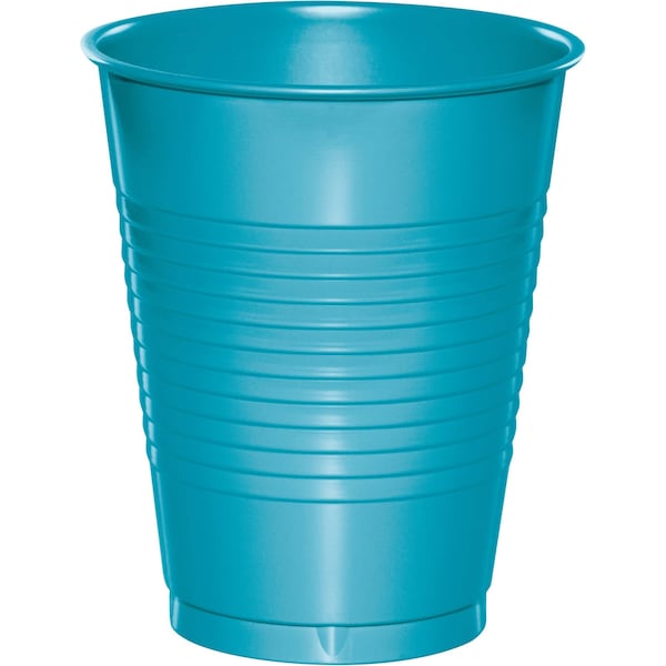Touch Of Color Bermuda Blue Plastic Cups, 16oz, 240PK - 28103981